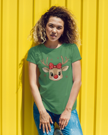 Tricouri dama - Tricou unisex 100% bumbac Colectia Christmas, sarbatori de Craciun