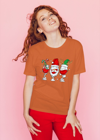 Tricouri dama - Tricou unisex 100% bumbac Colectia Christmas, sarbatori de Craciun