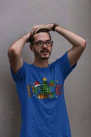 Tricouri barbati - Tricou unisex 100% bumbac Colectia Christmas, sarbatori de Craciun