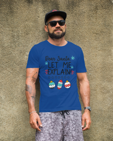 Tricouri barbati - Tricou unisex 100% bumbac Colectia Christmas, sarbatori de Craciun