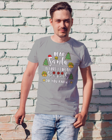 Tricouri barbati - Tricou unisex 100% bumbac Colectia Christmas, sarbatori de Craciun