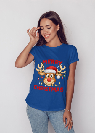 Tricouri dama - Tricou unisex 100% bumbac Colectia Christmas, sarbatori de Craciun