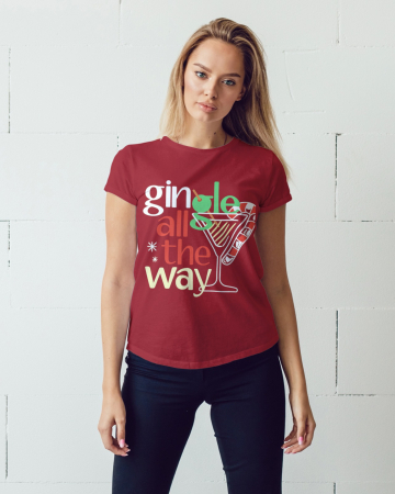 Tricouri dama - Tricou unisex 100% bumbac Colectia Christmas, sarbatori de Craciun