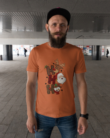 Tricouri barbati - Tricou unisex 100% bumbac Colectia Christmas, sarbatori de Craciun