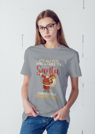 Tricouri dama - Tricou unisex 100% bumbac Colectia Christmas, sarbatori de Craciun