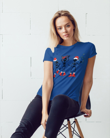 Tricouri dama - Tricou unisex 100% bumbac Colectia Christmas, sarbatori de Craciun