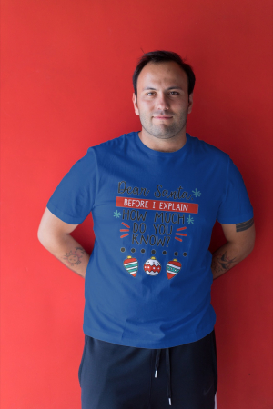 Tricouri barbati - Tricou unisex 100% bumbac Colectia Christmas, sarbatori de Craciun