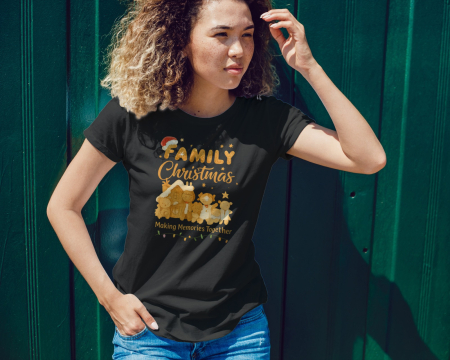Tricouri dama - Tricou unisex 100% bumbac Colectia Christmas, sarbatori de Craciun