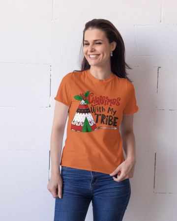 Tricouri dama - Tricou unisex 100% bumbac Colectia Christmas, sarbatori de Craciun