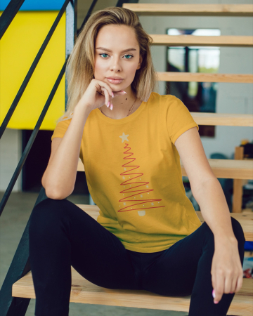 Tricouri dama - Tricou unisex 100% bumbac Colectia Christmas, sarbatori de Craciun