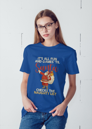 Tricouri dama - Tricou unisex 100% bumbac Colectia Christmas, sarbatori de Craciun