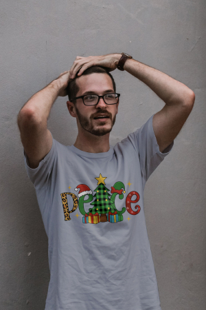 Tricouri barbati - Tricou unisex 100% bumbac Colectia Christmas, sarbatori de Craciun