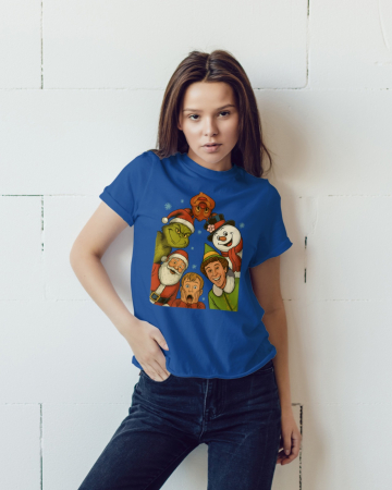 Tricouri dama - Tricou unisex 100% bumbac Colectia Christmas, sarbatori de Craciun