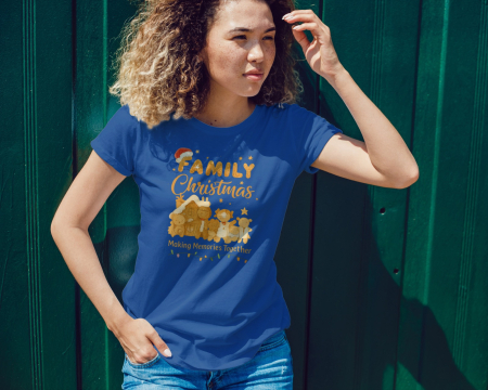 Tricouri dama - Tricou unisex 100% bumbac Colectia Christmas, sarbatori de Craciun