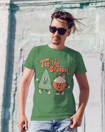 Tricouri barbati - Tricou unisex 100% bumbac Colectia Christmas, sarbatori de Craciun