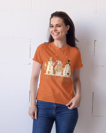 Tricouri dama - Tricou unisex 100% bumbac Colectia Christmas, sarbatori de Craciun