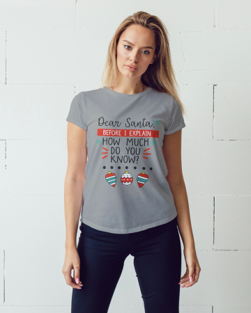 Tricouri dama - Tricou unisex 100% bumbac Colectia Christmas, sarbatori de Craciun