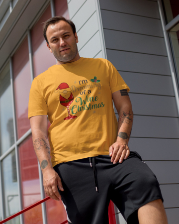 Tricouri barbati - Tricou unisex 100% bumbac Colectia Christmas, sarbatori de Craciun