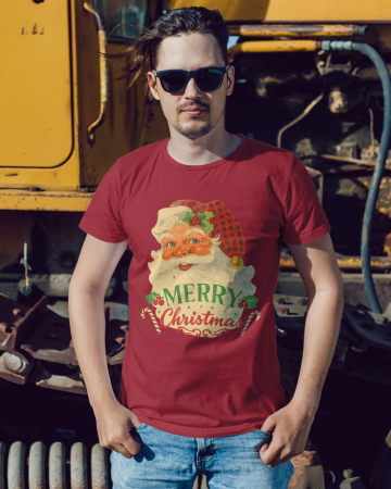 Tricouri barbati - Tricou unisex 100% bumbac Colectia Christmas, sarbatori de Craciun