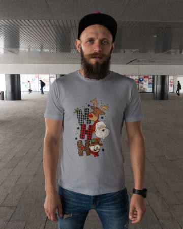 Tricouri barbati - Tricou unisex 100% bumbac Colectia Christmas, sarbatori de Craciun