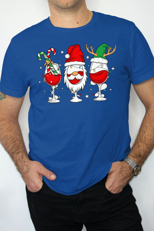Tricouri barbati - Tricou unisex 100% bumbac Colectia Christmas, sarbatori de Craciun