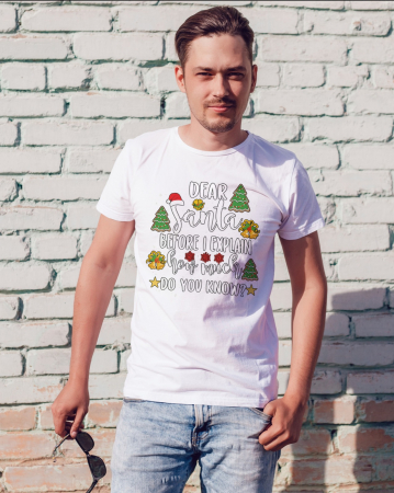 Tricouri barbati - Tricou unisex 100% bumbac Colectia Christmas, sarbatori de Craciun