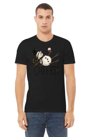 Tricouri barbati - Tricou unisex 100% bumbac Colectia Christmas, sarbatori de Craciun