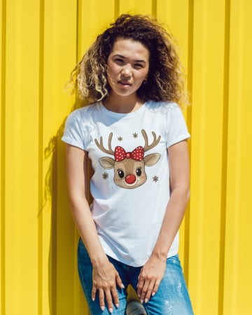 Tricouri dama - Tricou unisex 100% bumbac Colectia Christmas, sarbatori de Craciun