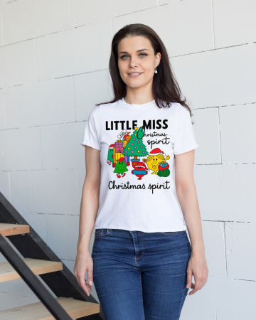 Tricouri dama - Tricou unisex 100% bumbac Colectia Christmas, sarbatori de Craciun