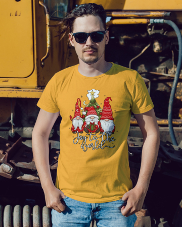 Tricouri barbati - Tricou unisex 100% bumbac Colectia Christmas, sarbatori de Craciun