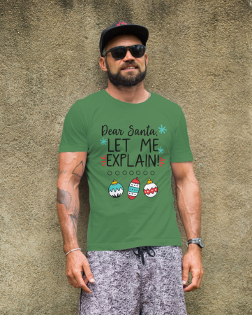 Tricouri barbati - Tricou unisex 100% bumbac Colectia Christmas, sarbatori de Craciun