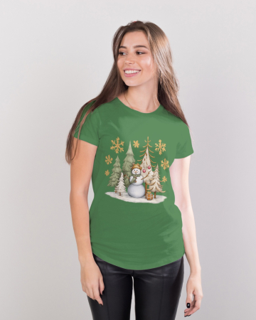 Tricouri dama - Tricou unisex 100% bumbac Colectia Christmas, sarbatori de Craciun