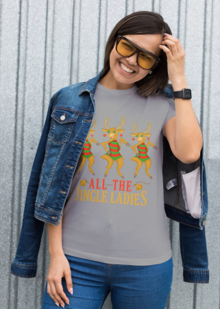 Tricouri dama - Tricou unisex 100% bumbac Colectia Christmas, sarbatori de Craciun