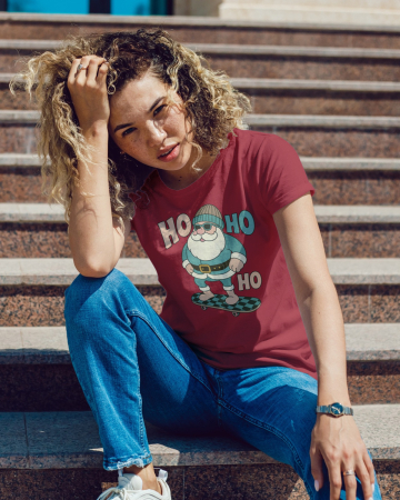 Tricouri dama - Tricou unisex 100% bumbac Colectia Christmas, sarbatori de Craciun