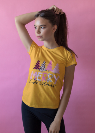 Tricouri dama - Tricou unisex 100% bumbac Colectia Christmas, sarbatori de Craciun