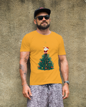 Tricouri barbati - Tricou unisex 100% bumbac Colectia Christmas, sarbatori de Craciun