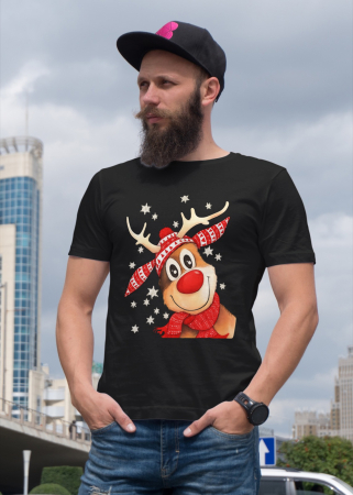 Tricouri barbati - Tricou unisex 100% bumbac Colectia Christmas, sarbatori de Craciun