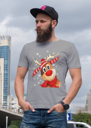 Tricouri barbati - Tricou unisex 100% bumbac Colectia Christmas, sarbatori de Craciun