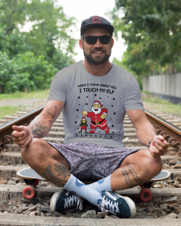 Tricouri barbati - Tricou unisex 100% bumbac Colectia Christmas, sarbatori de Craciun