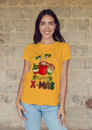 Tricouri dama - Tricou unisex 100% bumbac Colectia Christmas, sarbatori de Craciun