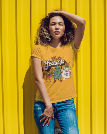 Tricouri dama - Tricou unisex 100% bumbac Colectia Christmas, sarbatori de Craciun