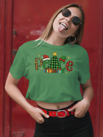 Tricouri dama - Tricou unisex 100% bumbac Colectia Christmas, sarbatori de Craciun