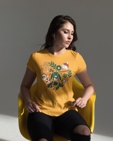 Tricouri dama - Tricou unisex 100% bumbac Colectia Christmas, sarbatori de Craciun