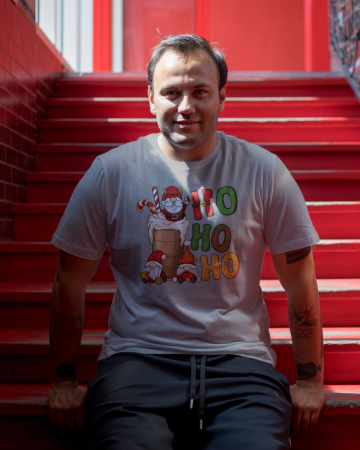 Tricouri barbati - Tricou unisex 100% bumbac Colectia Christmas, sarbatori de Craciun