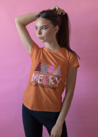 Tricouri dama - Tricou unisex 100% bumbac Colectia Christmas, sarbatori de Craciun