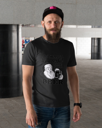 Tricouri barbati - Tricou unisex 100% bumbac Colectia Christmas, sarbatori de Craciun