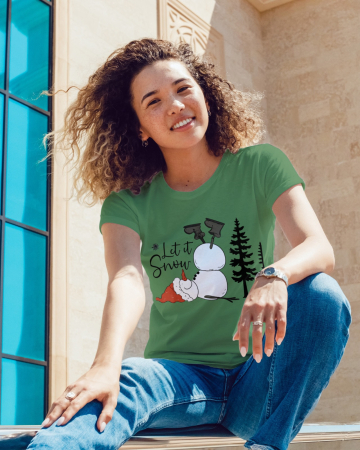 Tricouri dama - Tricou unisex 100% bumbac Colectia Christmas, sarbatori de Craciun