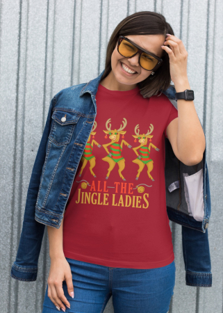 Tricouri dama - Tricou unisex 100% bumbac Colectia Christmas, sarbatori de Craciun