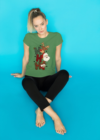 Tricouri dama - Tricou unisex 100% bumbac Colectia Christmas, sarbatori de Craciun