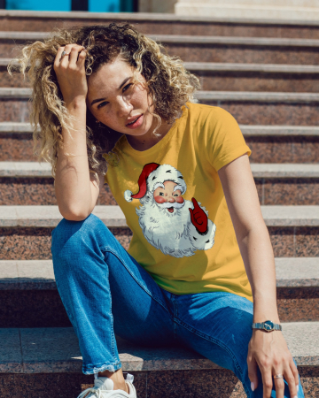 Tricouri dama - Tricou unisex 100% bumbac Colectia Christmas, sarbatori de Craciun